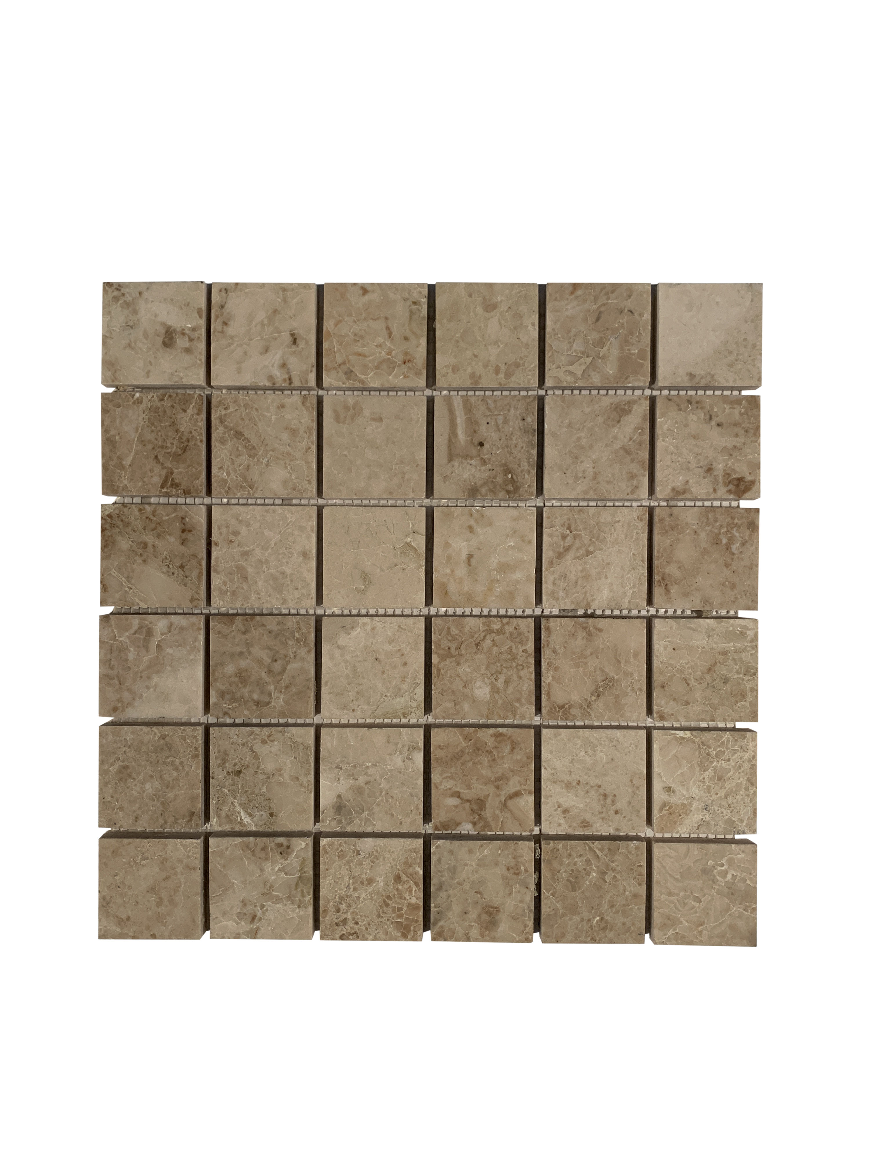 CAPPUCCINO MARBLE MOSAIC POLISHED SQUARE 2